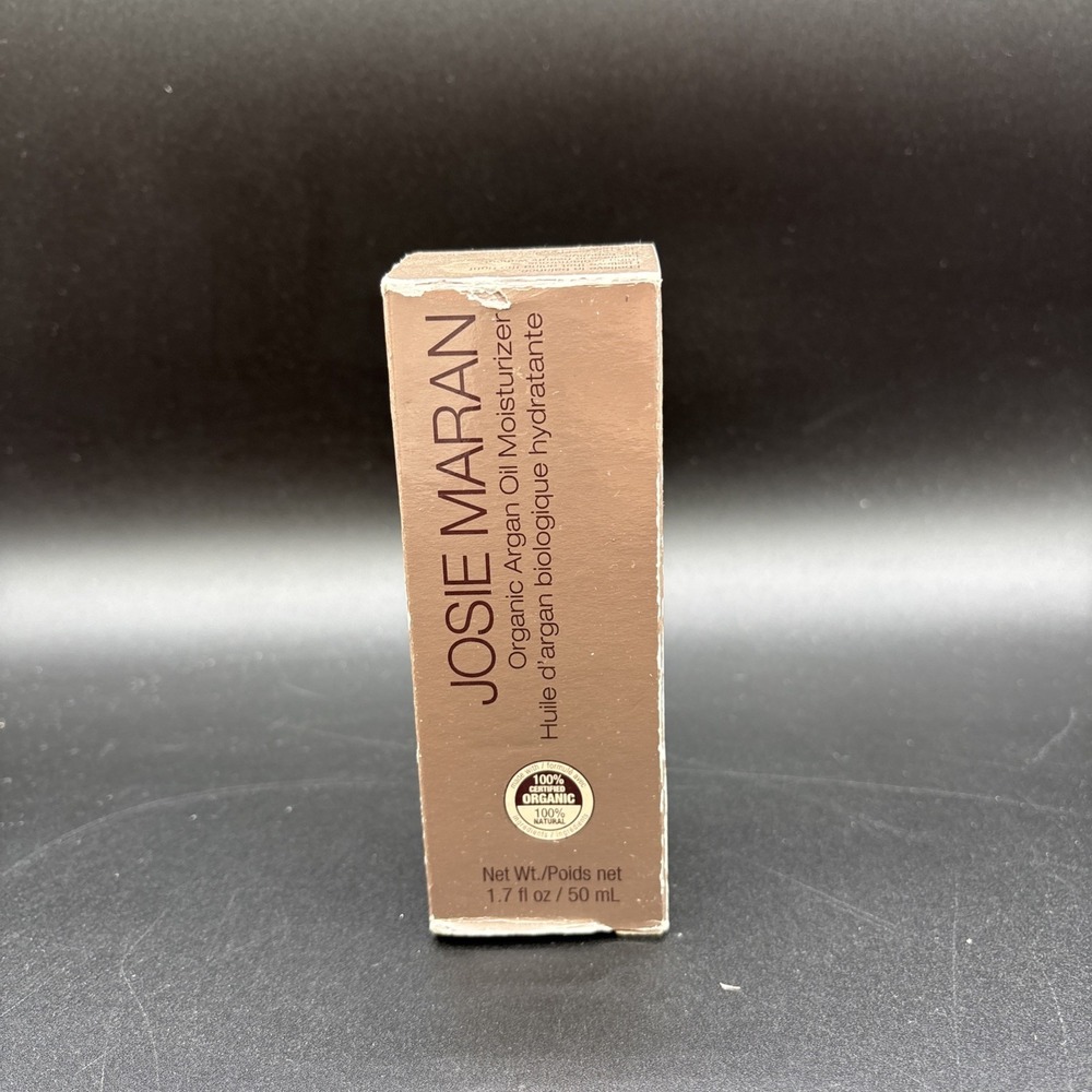 Josie Maran Organic Argan Oil Moisturizer New 1.7 fl oz UNSEALED with Box